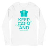 Anxiety Awareness Keep Calm and Enjoy Christmas Long Sleeve T-Shirt