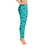 PCOS Awareness Be Kind Pattern Leggings