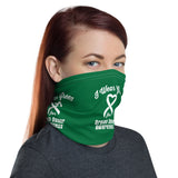 Organ Donor Awareness I Wear Green Face Mask / Neck Gaiter
