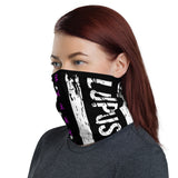 Lupus Awareness USA Flag Washable Face Mask / Neck Gaiter