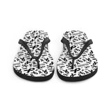 Melanoma Awareness Ribbon Pattern Flip-Flops - The Awareness Store