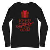 Multiple Myeloma Awareness Keep Calm and Enjoy Christmas Long Sleeve T-Shirt