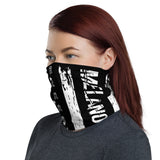 Melanoma Awareness USA Flag Washable Face Mask / Neck Gaiter
