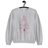 Multiple Myeloma Awareness Christmas Hope Sweatshirt