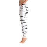 Lung Cancer Awareness Be Kind Pattern Leggings