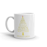 Childhood Cancer Awareness Christmas Hope Mug - The Awareness Store