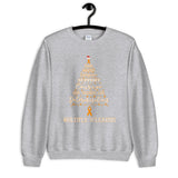 Multiple Sclerosis Awareness Christmas Hope Sweatshirt