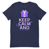 Pancreatic Cancer Awareness Keep Calm and Enjoy Christmas T-Shirt