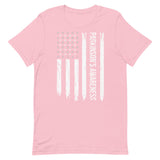 Parkinson's Awareness USA Flag Unisex T-Shirt