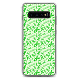 Muscular Dystrophy Awareness Ribbon Pattern Samsung Phone Case