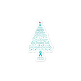 PTSD Awareness Christmas Hope Sticker