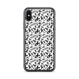 Melanoma Awareness Ribbon Pattern iPhone Case - The Awareness Store