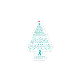 Anxiety Awareness Christmas Hope Sticker