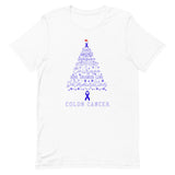 Colon Cancer Awareness Christmas Hope T-Shirt