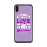 Alzheimer's Awareness We Remember Their Love iPhone Case - The Awareness Store