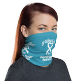 Ovarian Cancer Awareness I Wear Teal Face Mask / Neck Gaiter