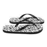 Melanoma Awareness Ribbon Pattern Flip-Flops - The Awareness Store