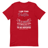 Multiple Myeloma Awareness I Am Too Positive To Be Doubtful Premium T-Shirt - The Awareness Store