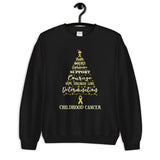 Childhood Cancer Awareness Christmas Hope Sweatshirt