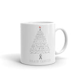 Brain Cancer Awareness Christmas Hope Mug