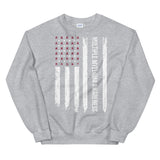 Multiple Myeloma Awareness USA Flag Sweatshirt - The Awareness Store