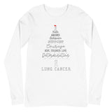 Lung Cancer Awareness Christmas Hope Long Sleeve T-Shirt