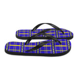 Down Syndrome Awareness Tartan Pattern Flip-Flops