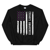 Crohn's Awareness USA Flag Sweatshirt
