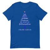 Colon Cancer Awareness Christmas Hope T-Shirt