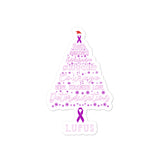 Lupus Awareness Christmas Hope Sticker