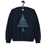 PCOS Awareness Christmas Hope Sweatshirt