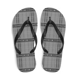 Brain Cancer Awareness Tartan Pattern Flip-Flops