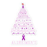 Alzheimer's Awareness Christmas Hope Sticker