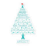 Anxiety Awareness Christmas Hope Sticker