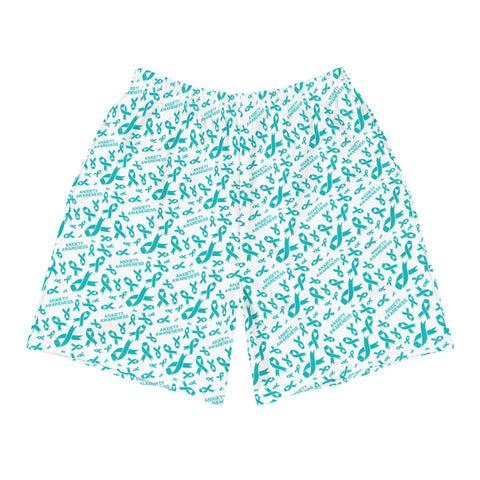 Anxiety Awareness Ribbon Pattern Shorts - The Awareness Store