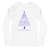 Colon Cancer Awareness Christmas Hope Long Sleeve T-Shirt