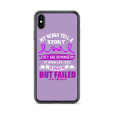 Lupus Awareness My Scars Tell A Story iPhone Case - The Awareness Store