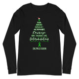 Depression Awareness Christmas Hope Long Sleeve T-Shirt - The Awareness Store