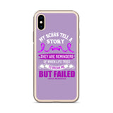 Lupus Awareness My Scars Tell A Story iPhone Case - The Awareness Store