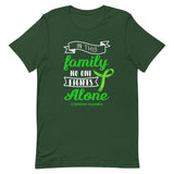Lymphoma Awareness In This Family No One Fights Alone Premium T-Shirt