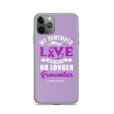 Alzheimer's Awareness We Remember Their Love iPhone Case