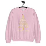 Childhood Cancer Awareness Christmas Hope Sweatshirt