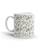 Autism Awareness Ribbon Pattern Mug - The Awareness Store