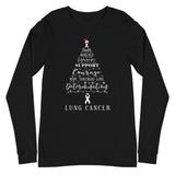 Lung Cancer Awareness Christmas Hope Long Sleeve T-Shirt