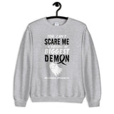Melanoma Awareness You Can't Scare Me Halloween Sweatshirt