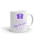 Crohn's Awareness Keep Calm and Enjoy Christmas Mug - The Awareness Store