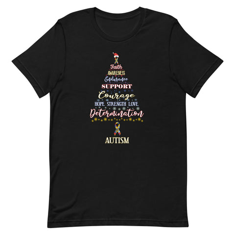 Autism Awareness Christmas Hope T-Shirt - The Awareness Store