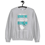 Anxiety Awareness You Can't Scare Me Halloween Sweatshirt - The Awareness Store