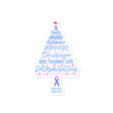 SIDS Awareness Christmas Hope Sticker