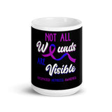 Rheumatoid Arthritis Awareness Not All Wounds Are Visible Mug - The Awareness Store